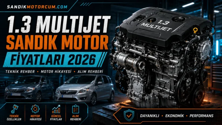 1.3 Multijet sandık motor rehberi 2026 Sandık Motorcum